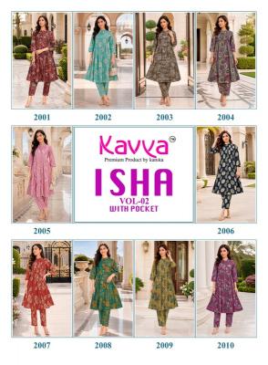 Kavya isha vol 2 branded coord set wholesale in chennai